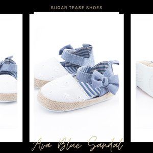 Ava Blue Baby Sandal Shoes - Sugar Tease